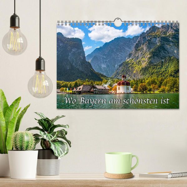 Produktbild: Wo Bayern am sch&ouml;nsten ist (Wandkalender 2027 DIN A4 quer), CALVENDO Monatskalender