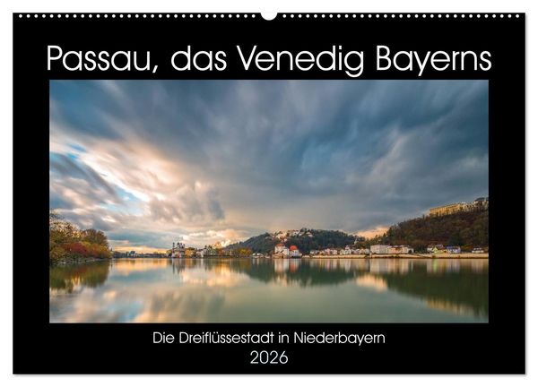 Produktbild: Passau, das Venedig Bayerns (Wandkalender 2026 DIN A2 quer), CALVENDO Monatskalender