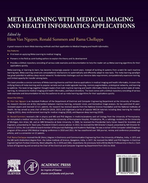Produktbild: Meta Learning With Medical Imaging and Health Informatics Applications