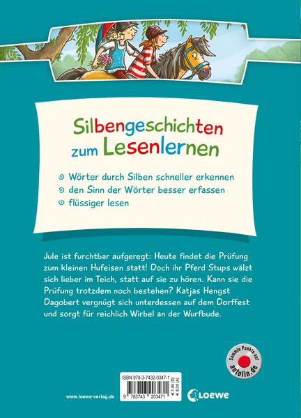 Produktbild: Silbengeschichten zum Lesenlernen - Pferdegeschichten