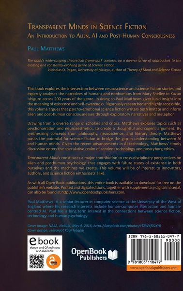 Produktbild: Transparent Minds in Science Fiction