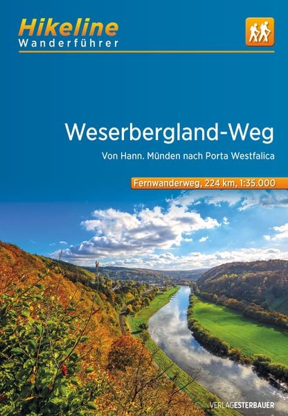 Wanderführer Weserbergland-Weg, Taschenbuch von , Esterbauer, 978-3-85000-936-2