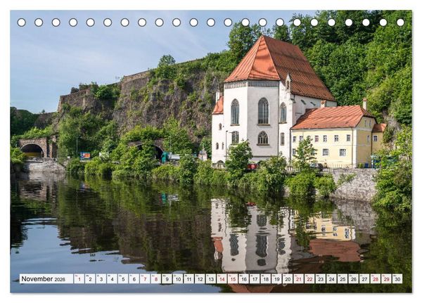 Produktbild: Drei Fl&uuml;sse Stadt Passau (Tischkalender 2026 DIN A5 quer), CALVENDO Monatskalender