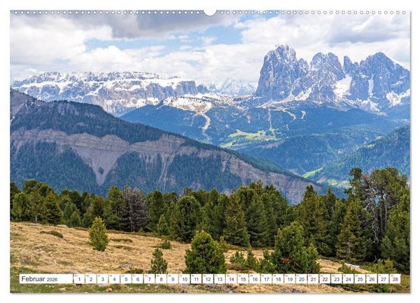 Produktbild: S&uuml;dtirol - Von Meran bis zum Pragser Wildsee (hochwertiger Premium Wandkalender 2026 DIN A2 quer), Kunstdruck in Hochglanz