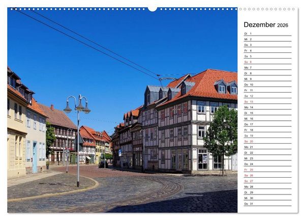 Produktbild: Halberstadt - Das Tor zum Harz (hochwertiger Premium Wandkalender 2026 DIN A2 quer), Kunstdruck in Hochglanz