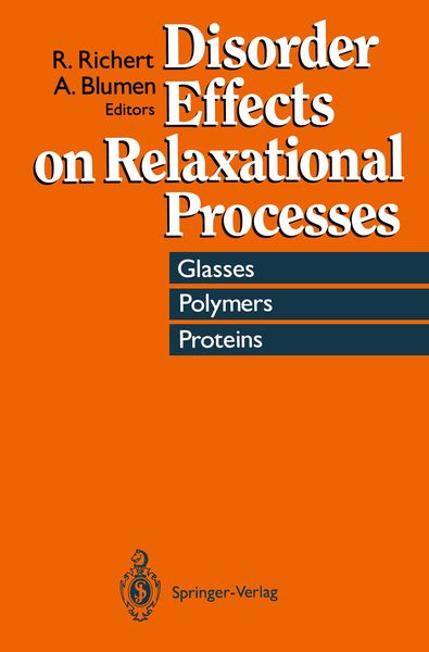 Produktbild: Disorder Effects on Relaxational Processes
