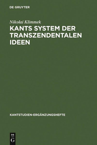 Produktbild: Kants System der transzendentalen Ideen