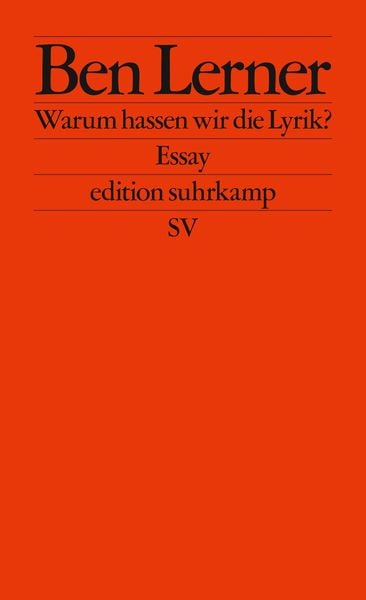 Produktbild: Warum hassen wir die Lyrik?