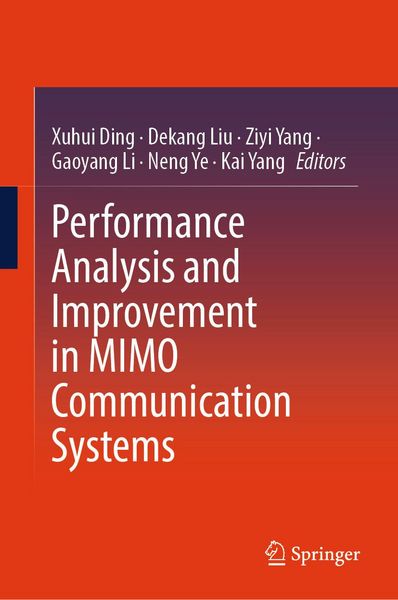 Produktbild: Performance Analysis and Improvement in MIMO Communication Systems