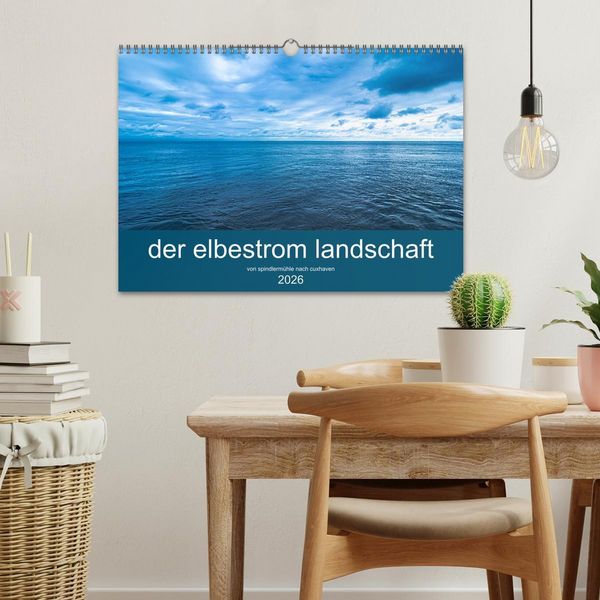 Produktbild: der elbestrom landschaft (Wandkalender 2026 DIN A3 quer), CALVENDO Monatskalender