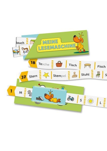 Produktbild: Meine &Uuml;bungsstreifen Lesen lernen &ndash; 1. Klasse: Buchstaben, Silben, einfache W&ouml;rter
