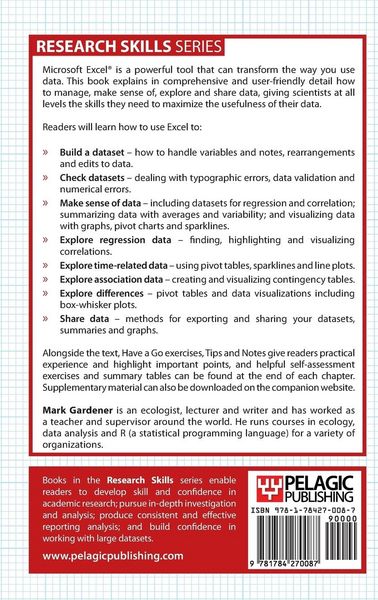 Produktbild: Managing Data Using Excel