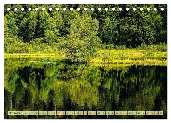 Produktbild: Karseen im Nordschwarzwald (Tischkalender 2026 DIN A5 quer), CALVENDO Monatskalender