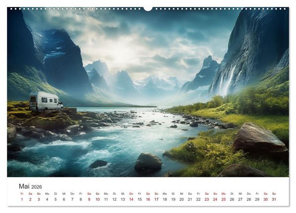 Produktbild: Der Ruf des Nordens (hochwertiger Premium Wandkalender 2026 DIN A2 quer), Kunstdruck in Hochglanz