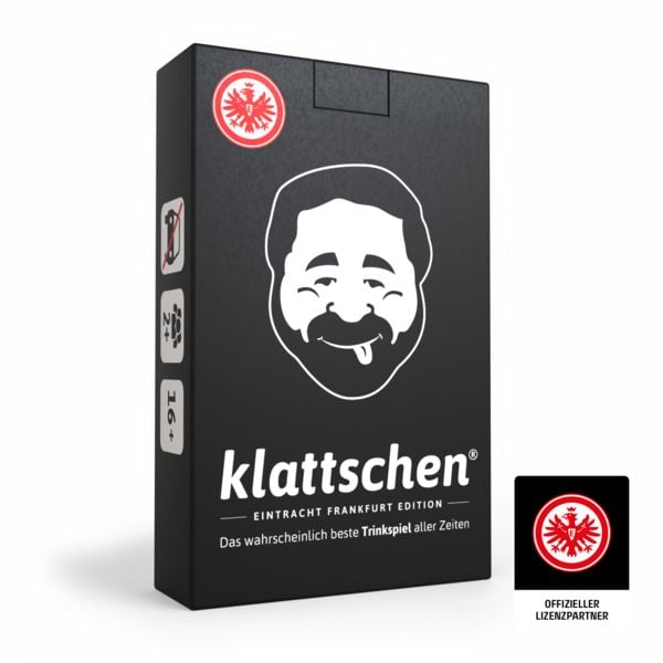 "DENKRIESEN - klattschen® | Eintracht Frankfurt Edition – ""Das wahrscheinlich beste Trinkspiel aller Zeiten."""