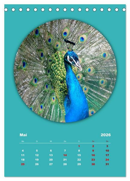 Produktbild: Rundherum Natur (Tischkalender 2026 DIN A5 hoch), CALVENDO Monatskalender