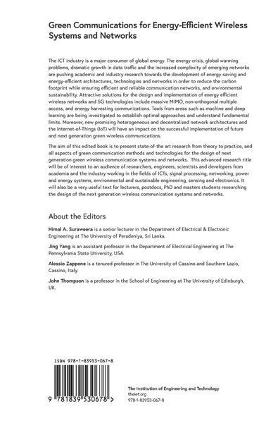 Produktbild: Green Communications for Energy-Efficient Wireless Systems and Networks