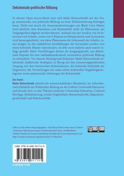 Produktbild: Dekoloniale politische Bildung