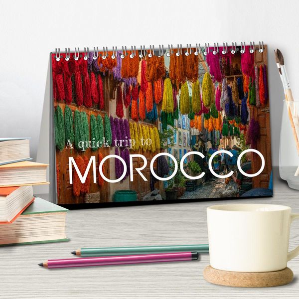 Produktbild: A quick trip to Morocco (Desk Calendar 2026 DIN A5 landscape), CALVENDO 12 Month DeskCalendar