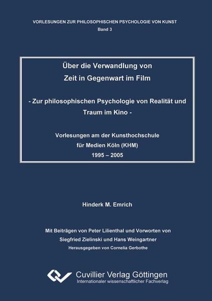 Produktbild: &Uuml;ber die Verwandlung von Zeit in Gegenwart im Film