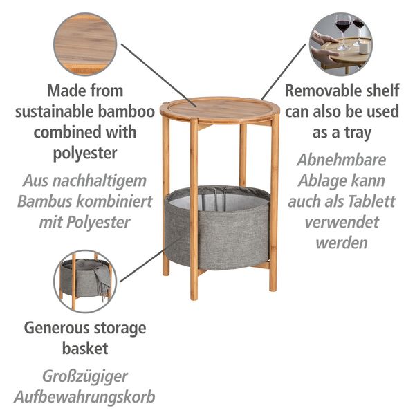 Beistelltisch Bahari, aus Bambus online bestellen