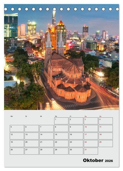 Produktbild: VIETNAM - Mein Urlaubsplaner (Tischkalender 2026 DIN A5 hoch), CALVENDO Monatskalender