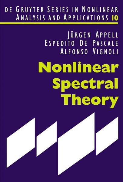 Produktbild: Nonlinear Spectral Theory