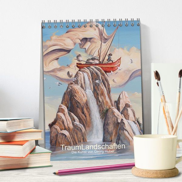 Produktbild: TraumLandschaften (Tischkalender 2026 DIN A5 hoch), CALVENDO Monatskalender