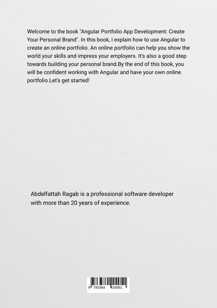 Produktbild: Angular Portfolio App Development