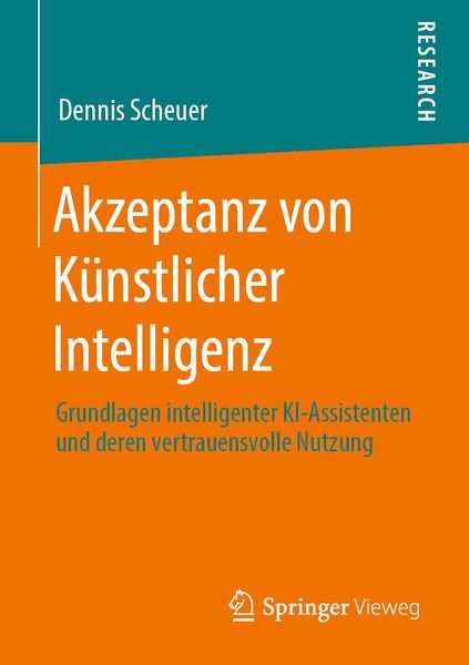 Produktbild: Akzeptanz von Ku&uml;nstlicher Intelligenz