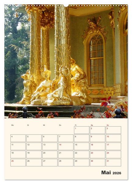 Produktbild: Park Sanssouci und Park Babelsberg (Wandkalender 2026 DIN A2 hoch), CALVENDO Monatskalender