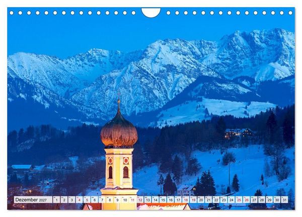 Produktbild: Traumhaftes Allg&auml;u (Wandkalender 2027 DIN A4 quer), CALVENDO Monatskalender