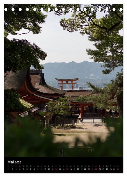 Produktbild: Japan im Blickpunkt (Tischkalender 2026 DIN A5 hoch), CALVENDO Monatskalender