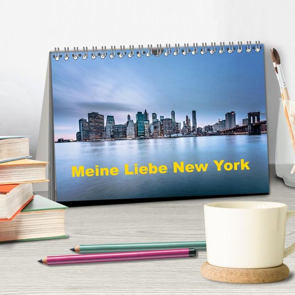 Produktbild: Meine Liebe New York (Tischkalender 2026 DIN A5 quer), CALVENDO Monatskalender