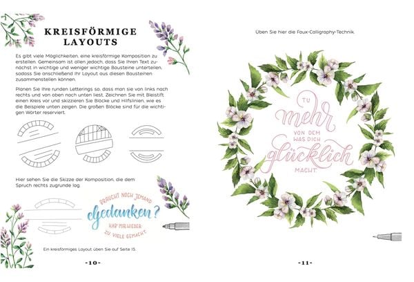 Produktbild: Handlettering Design Paper Block Cottage Dreams A6