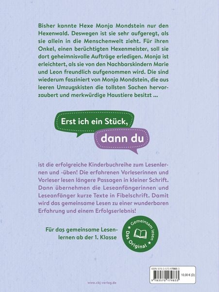 Produktbild: Erst ich ein Stück, dann du - Monja Mondstein - Aufregung im Hexenhaus