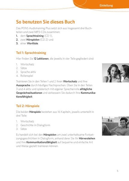 Produktbild: PONS Audiotraining Plus Englisch