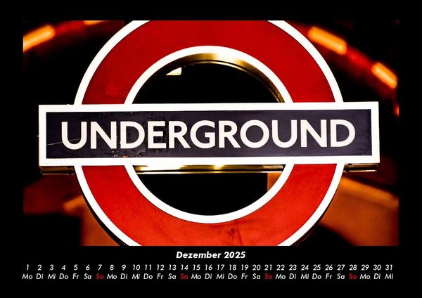 Produktbild: London - Impressionen 2025 Fotokalender DIN A3
