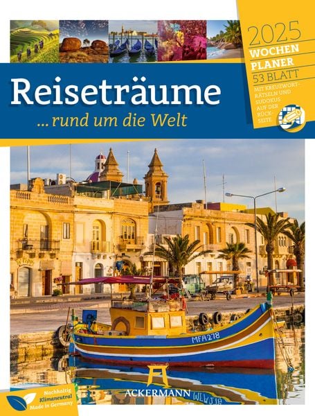 Reiseträume - Wochenplaner Kalender 2025