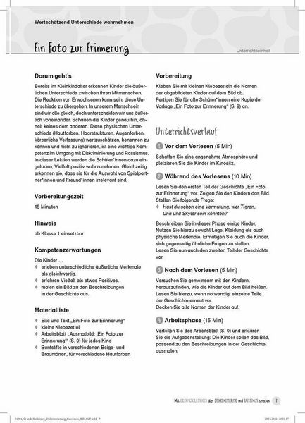 Produktbild: Mit Grundschulkindern &uuml;ber Diskriminierung und Rassismus sprechen