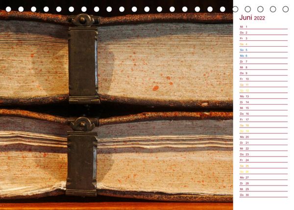 Produktbild: Welt der B&uuml;cher (Tischkalender 2022 DIN A5 quer)