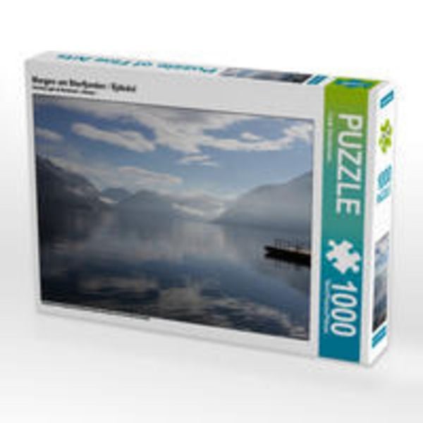 CALVENDO Puzzle Morgen am Storfjorden / Ejdsdal 1000 Teile Lege-Größe 64 x 48 cm Foto-Puzzle Bild von Frank Zimmermann