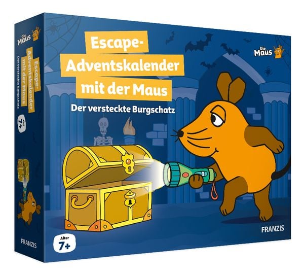 Franzi 504049 - Escape Adventskalender mit der Maus, Der versteckte Burgschatz