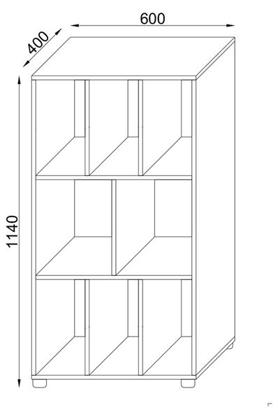 Produktbild: Holz Schallplatte LP Sideboard Regal Woltino
