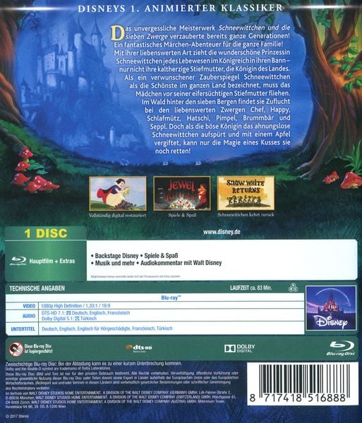 Produktbild: Schneewittchen und die 7 Zwerge - Disney Classics