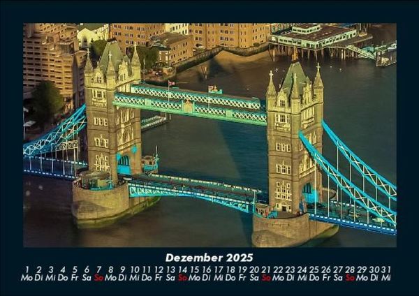 Produktbild: London 2025 Fotokalender DIN A5