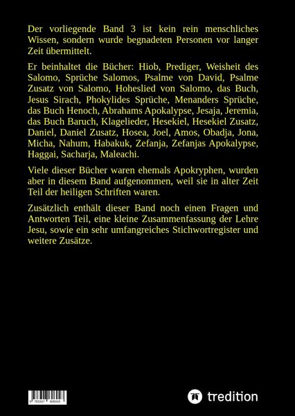 Produktbild: 3. Band von Neuaufbau der Urbibel
