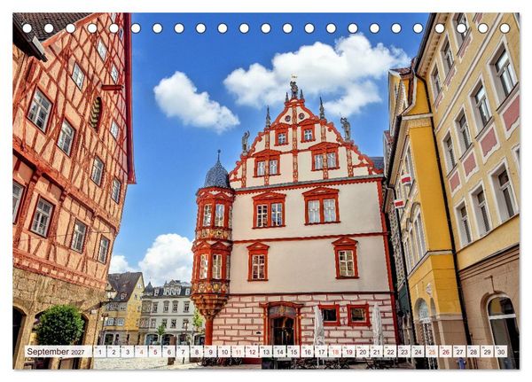 Produktbild: Coburg - Veste, Markt & mehr (Tischkalender 2027 DIN A5 quer), CALVENDO Monatskalender