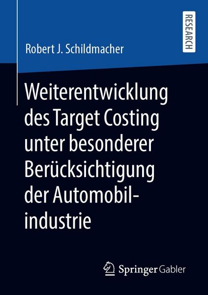 Produktbild: Weiterentwicklung des Target Costing unter besonderer Ber&uuml;cksichtigung der Automobilindustrie