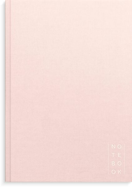 Produktbild: Burde Notizbuch Textil pink liniert A4